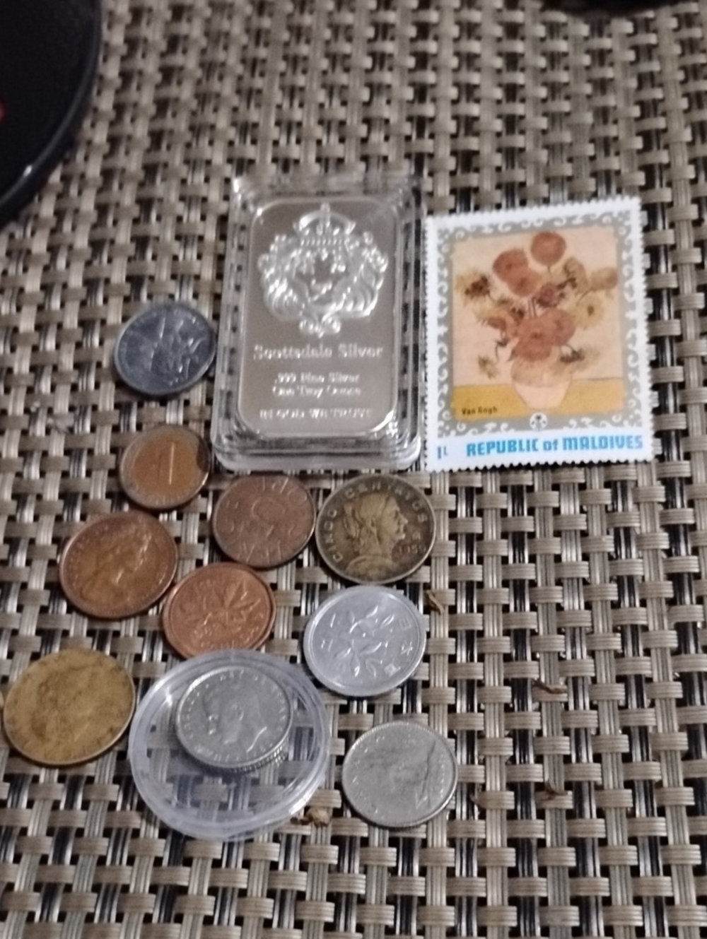 1 oz Silver Billion Plate Bar Pictured Coinage Lot